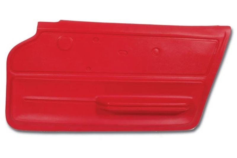 1967 CORVETTE COUPE DOOR PANEL WITH FELT RH RED