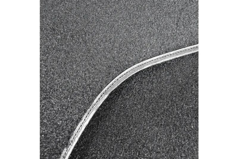 1984-1987 CORVETTE CARPET. BLACK POLY-BACK COUPE