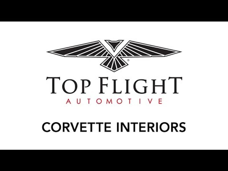 1962 CORVETTE REPRODUCTION VINYL SEAT COVER SET BLACK
