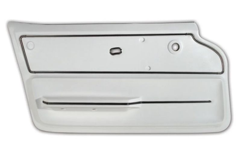 1965-1966 CORVETTE CONVERTIBLE DOOR PANEL WITH TRIM LH WHITE