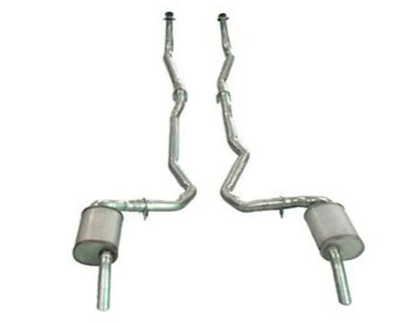 Hovedbilde 1974-1979  Corvette Exhaust System - Dual-350 ...