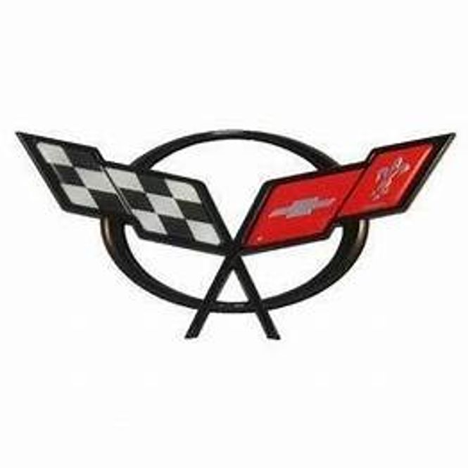 Hovedbilde 1997-2004 Corvette Emblem Bak Plast Reproduksjon