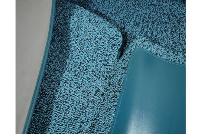 Hovedbilde 1959-1960 CORVETTE CARPET. TURQUOISE TUXEDO